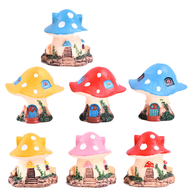Home Decor Za - 1 PC Kawaii Vườn Mini Nấm