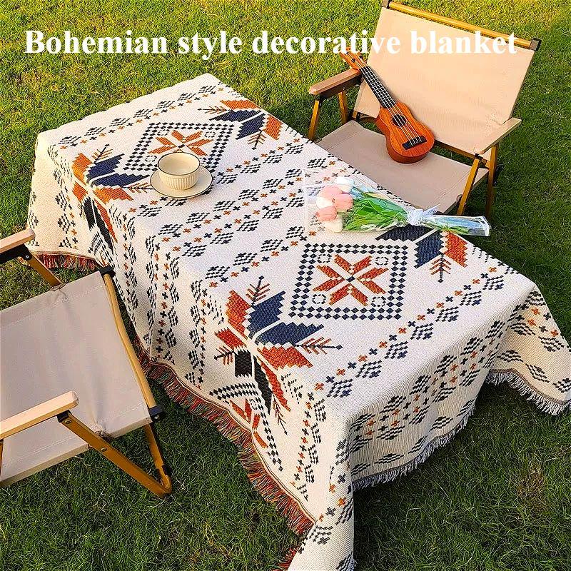 Outdoor Camping Blanket, Bohem - đánh giá và giá Linen Table Runner