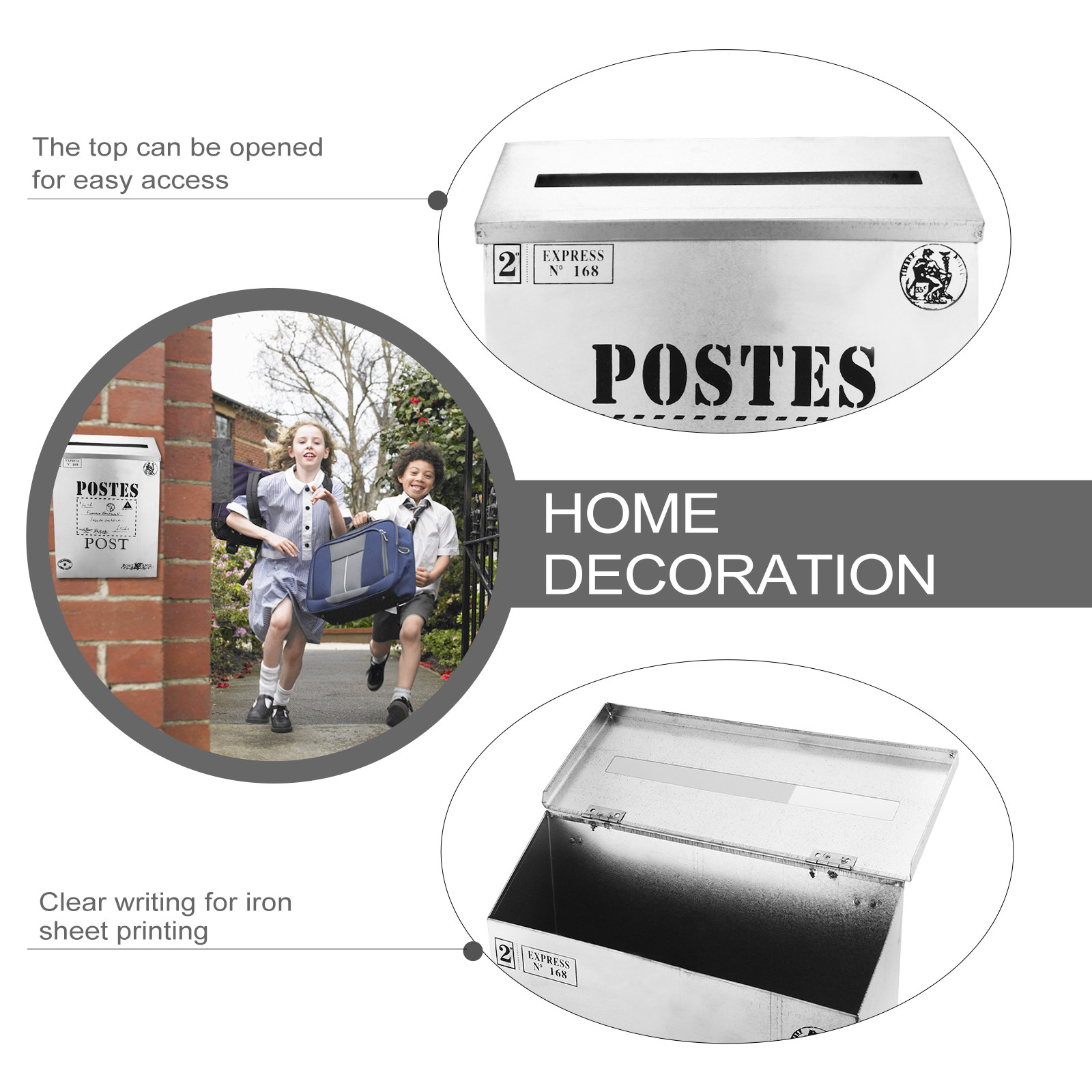 1Pcs Vintage Tin Mailbox Lette - đánh giá và giá Home Decor Magazine