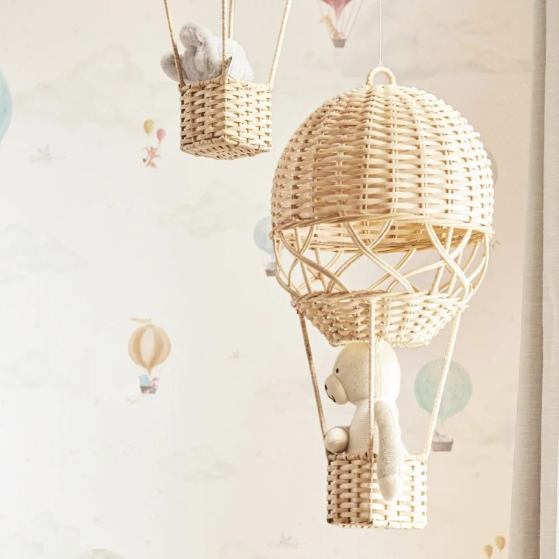 Handmade Rattan Hot Air Balloo - đánh giá và giá Rattan Plant Basket