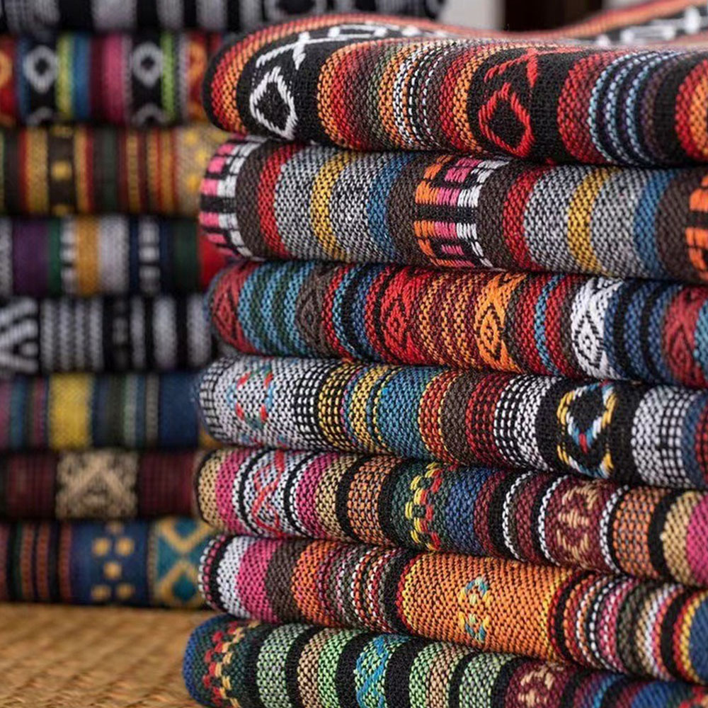 Ethnic Style Cotton Linen Fabr - đánh giá và giá Linen Table Runner