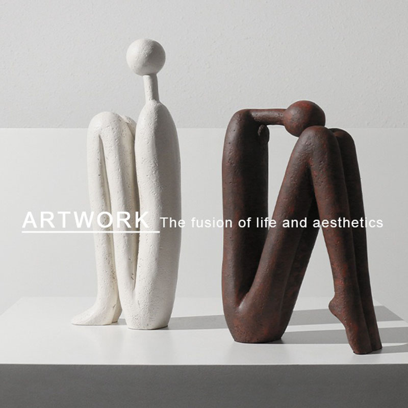 Korean Abstract Art Figure Sta - đánh giá và giá Home Decor Za