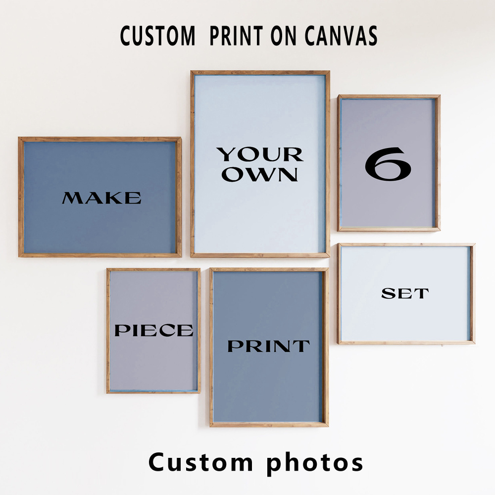 6pcs/set Custom Canvas Prints  - đánh giá và giá Home Decor Theme